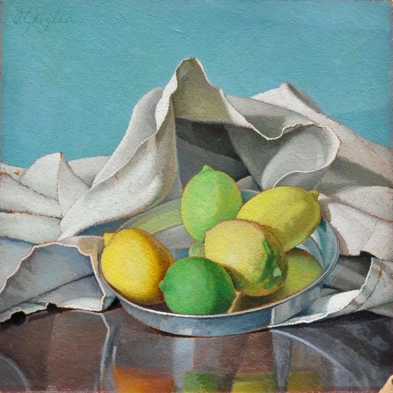 Natura morta con limoni
